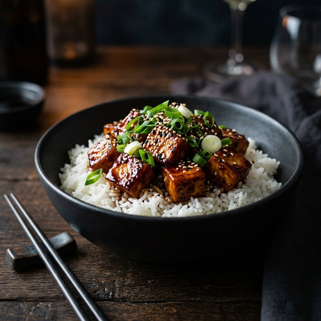 Teriyaki Paneer with Rice